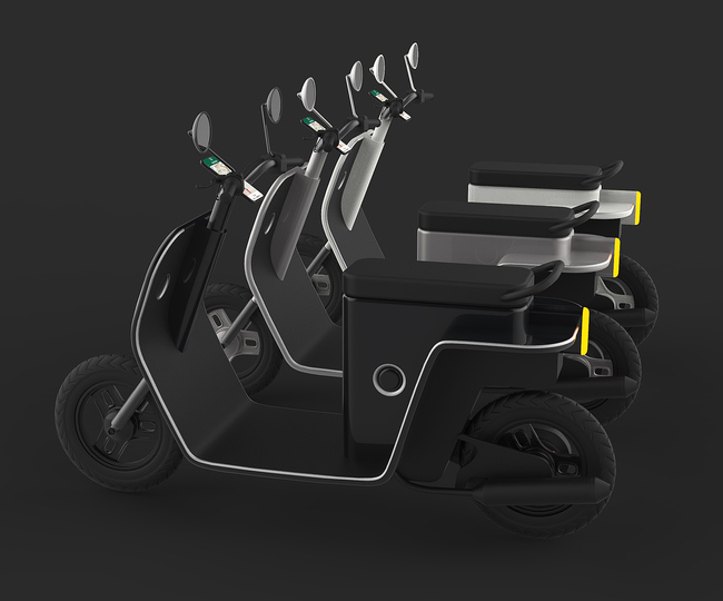 Hybrid urban scooter: 