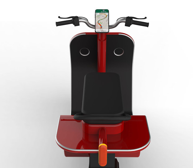 Hybrid urban scooter: 