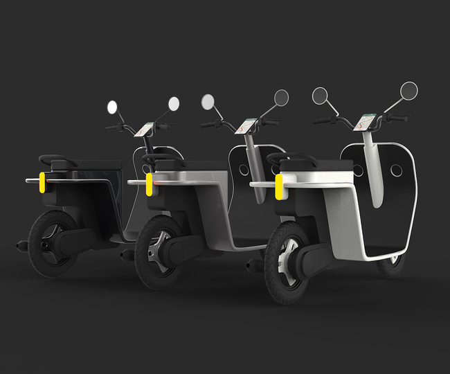 Hybrid urban scooter: 