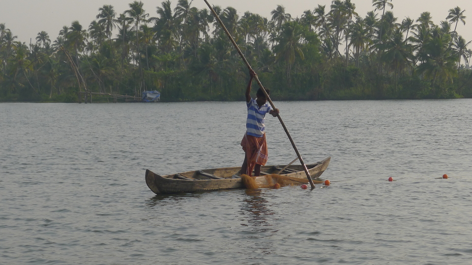 The evening in India: 