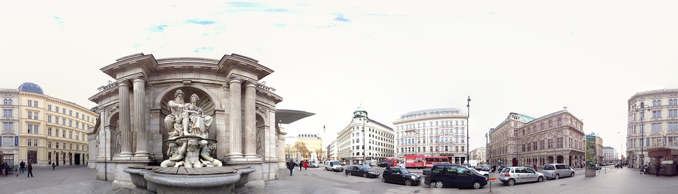 360 degrees Vienna: Albrechtsbrunnen.