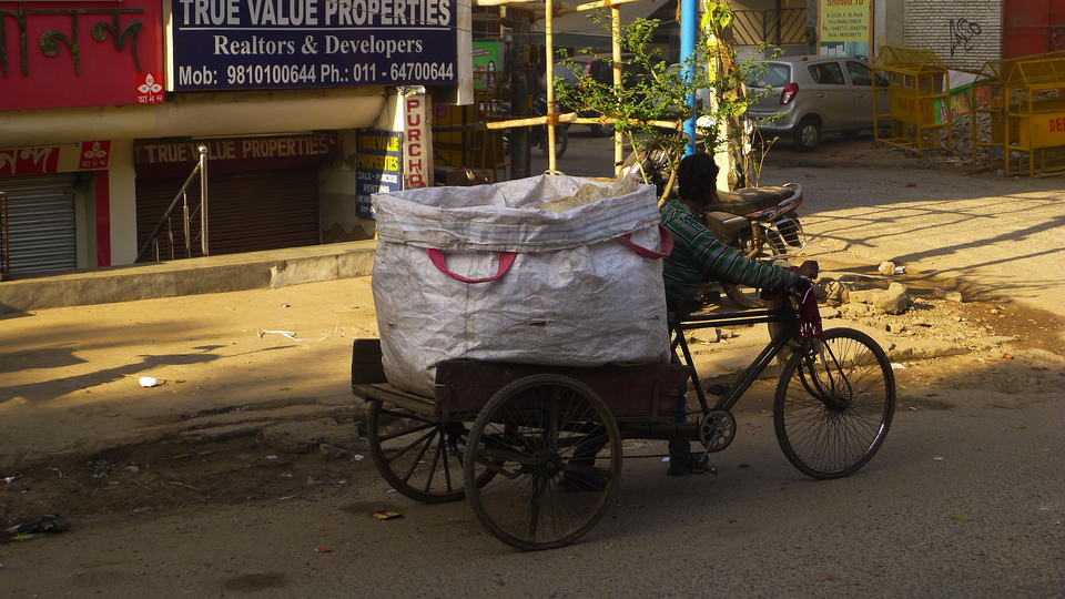 The evening in India: 