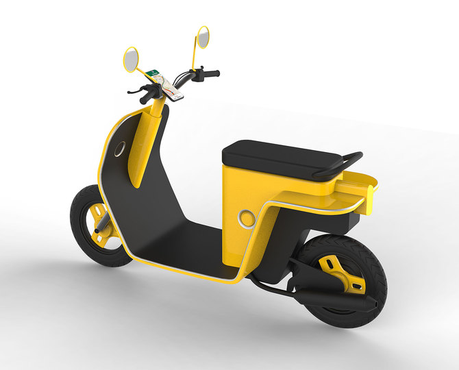 Hybrid urban scooter: 