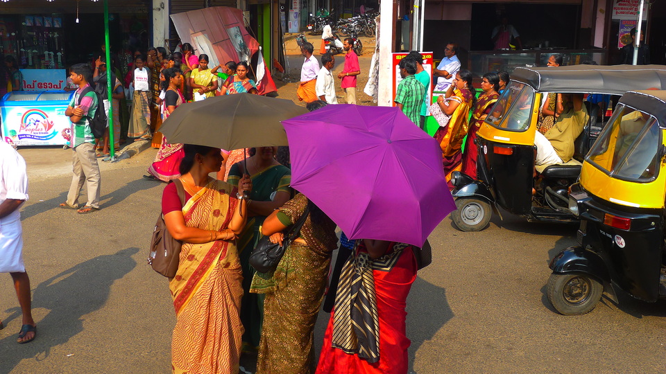 The evening in India: 