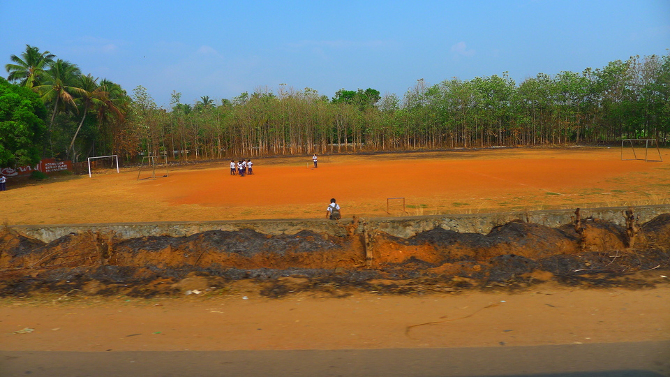 The evening in India: 