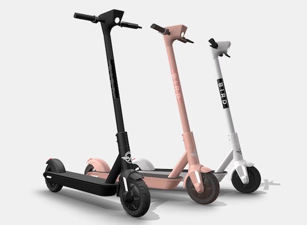 The e-scooter Boom: BirdOne is a new model released on May 8 by Bud, a US-based company. Bud has announced that it will stop purchasing the Ninebot ES model, which has been used for shared rentals, and replace it with 'Bird One' and 'Bird Zero' models. Their price is US $ 1,299.  © PRNews Photo
